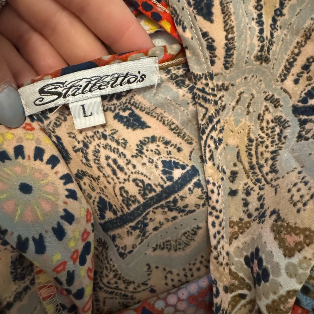 Stiletto's Patterned Dress - Picture 4 of 4